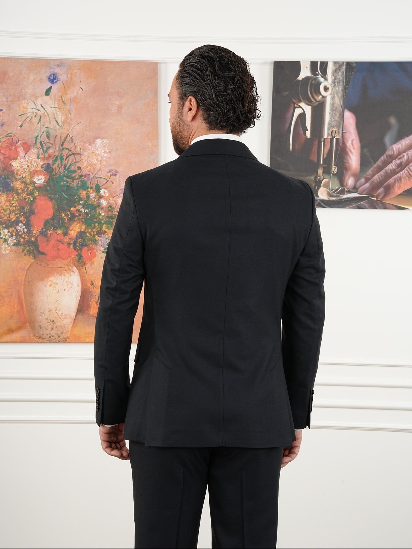 Tailored Fit Dark Navy Double Breasted Full Suit Regular