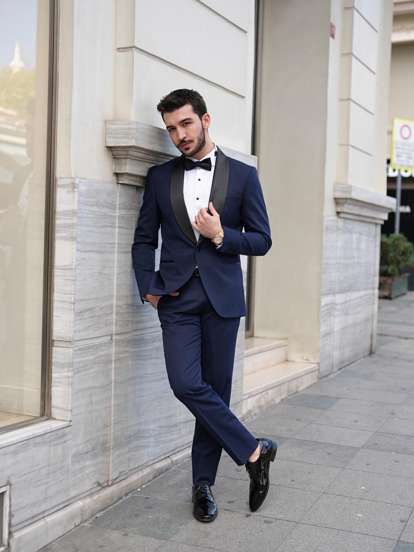 The Milan Navy Parez Tuxedo