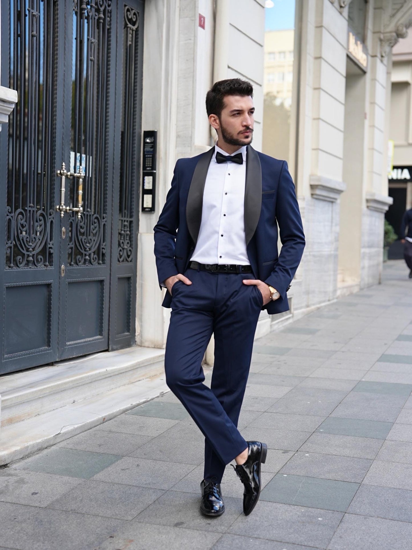 The Milan Navy Parez Tuxedo