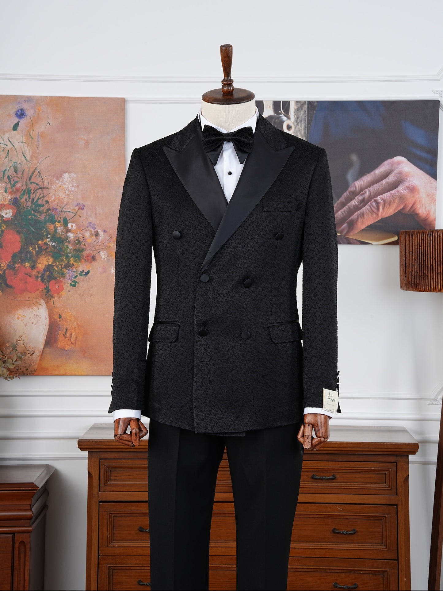 The Palermo  – Luxury Double Breasted Velvet Tuxedo