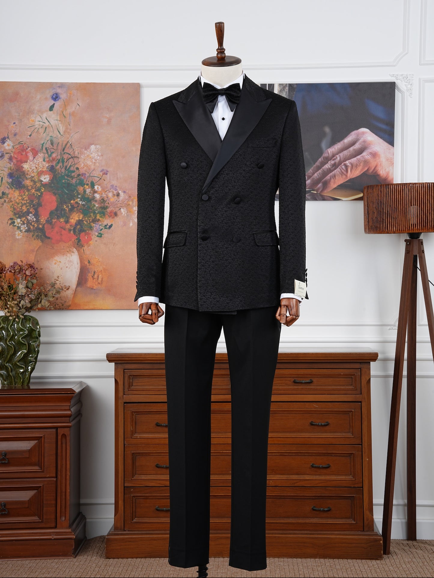 The Palermo  – Luxury Double Breasted Velvet Tuxedo
