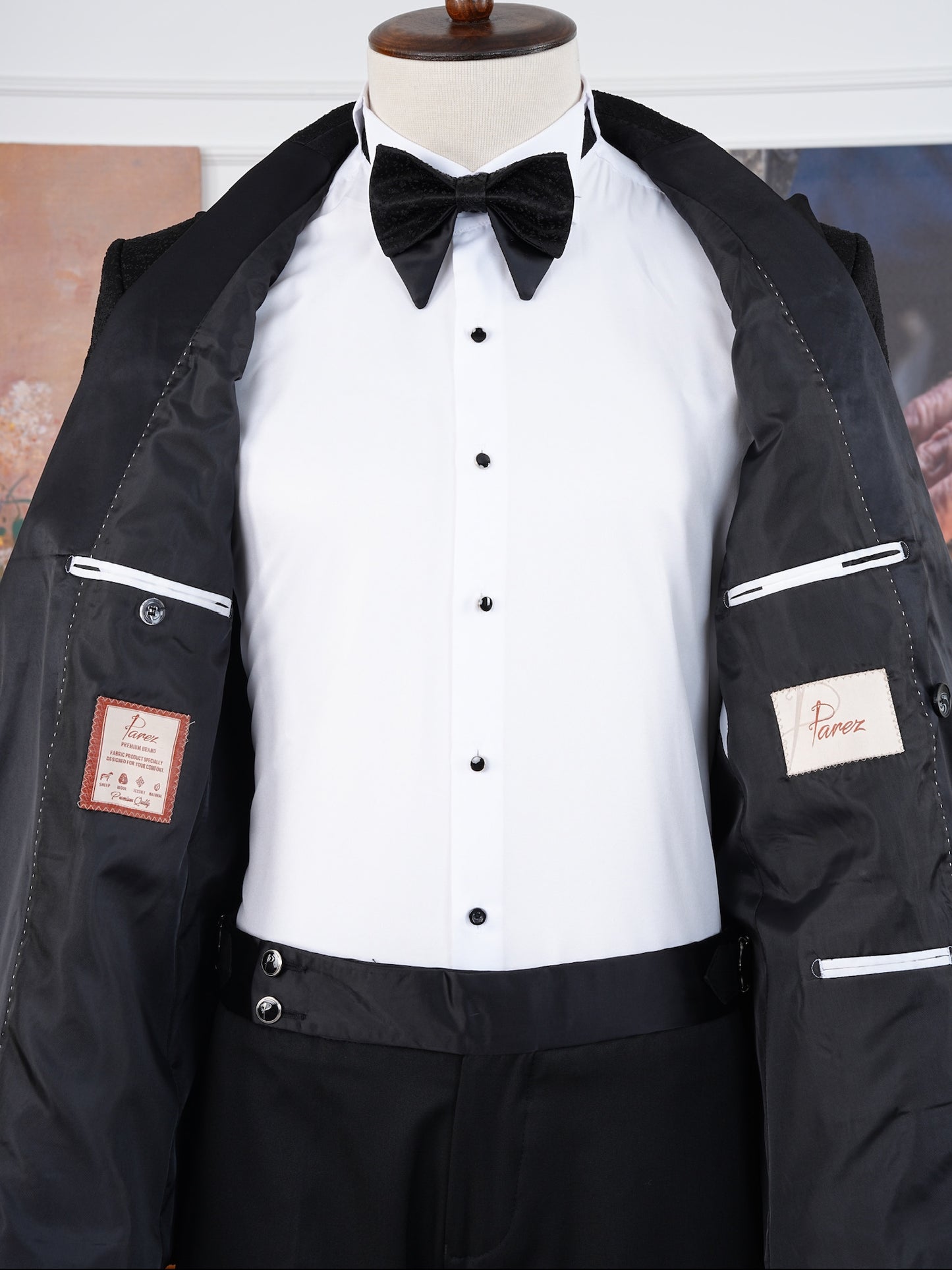 The Palermo  – Luxury Double Breasted Velvet Tuxedo