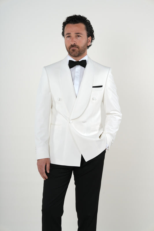 The Capri White Parez Tuxedo