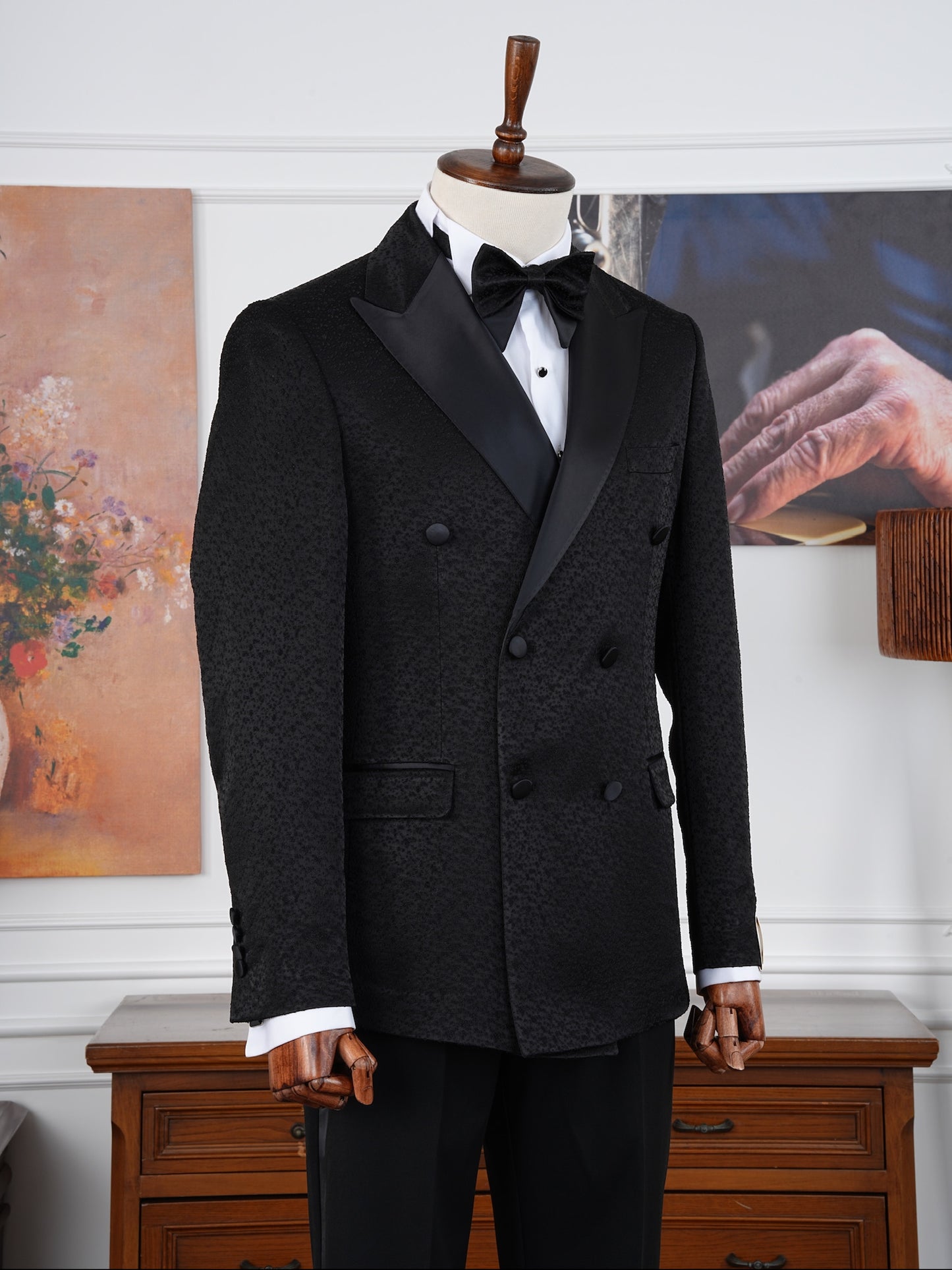 The Palermo  – Luxury Double Breasted Velvet Tuxedo
