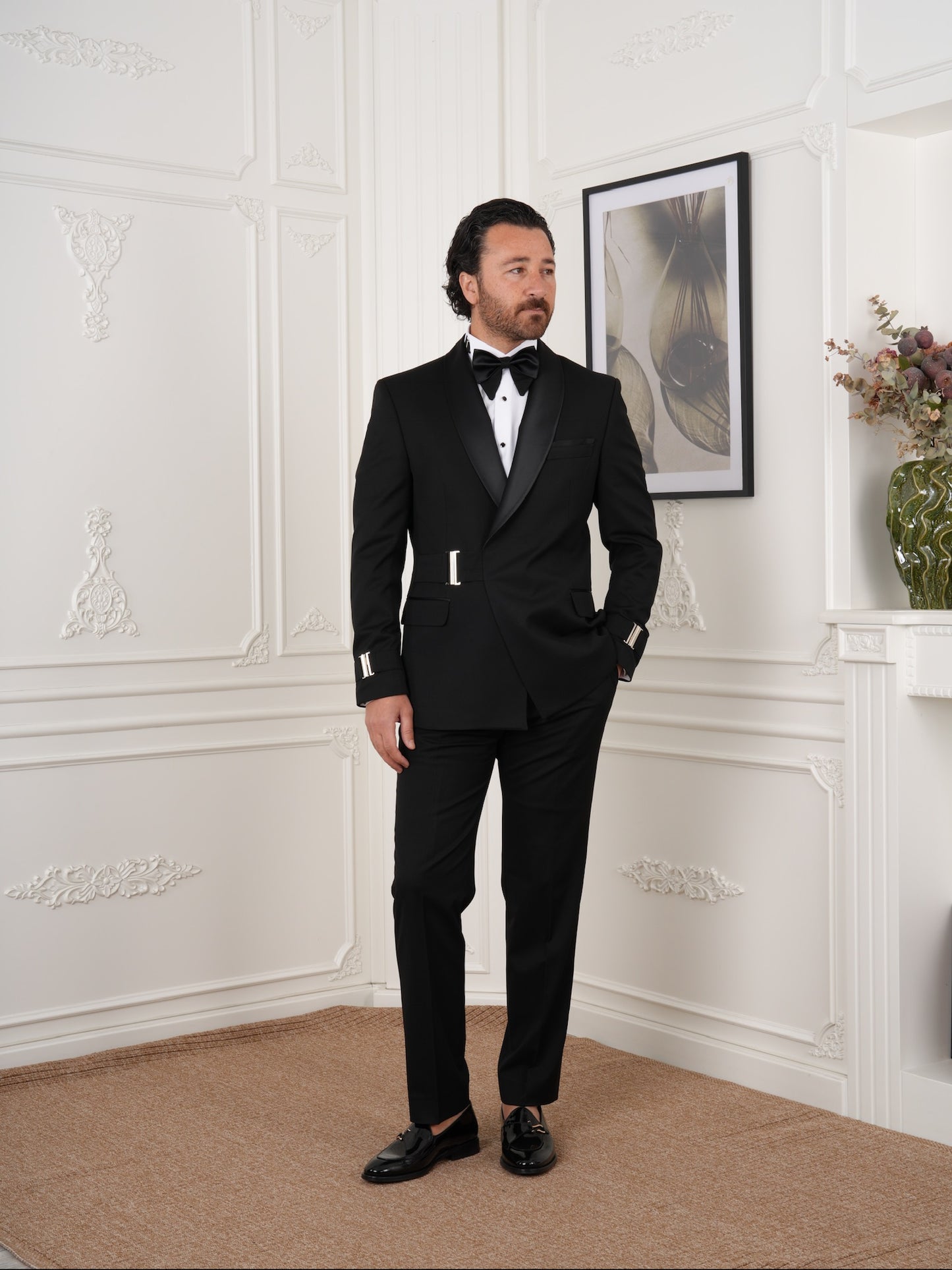 The Stratos Black Parez Tuxedo