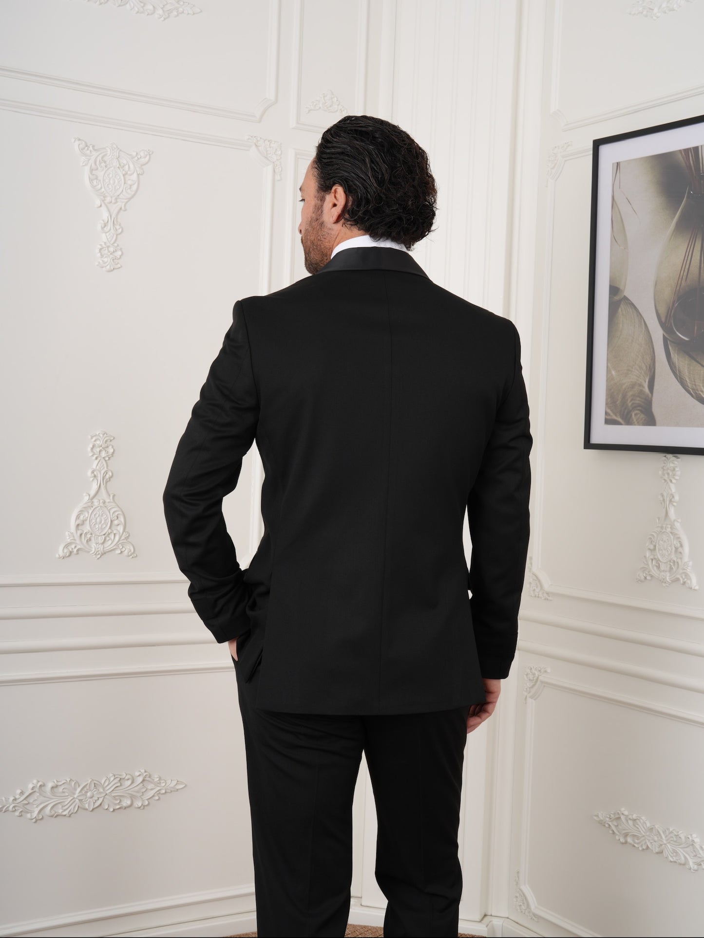 The Stratos Black Parez Tuxedo