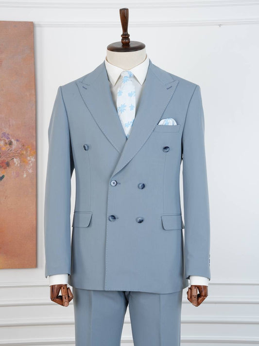 The ice blue Monarch Suit by Parez